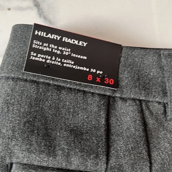HILARY RADLEY STRAIGHT LEG PANTS; NEW WITH TAG - Picture 2 of 4